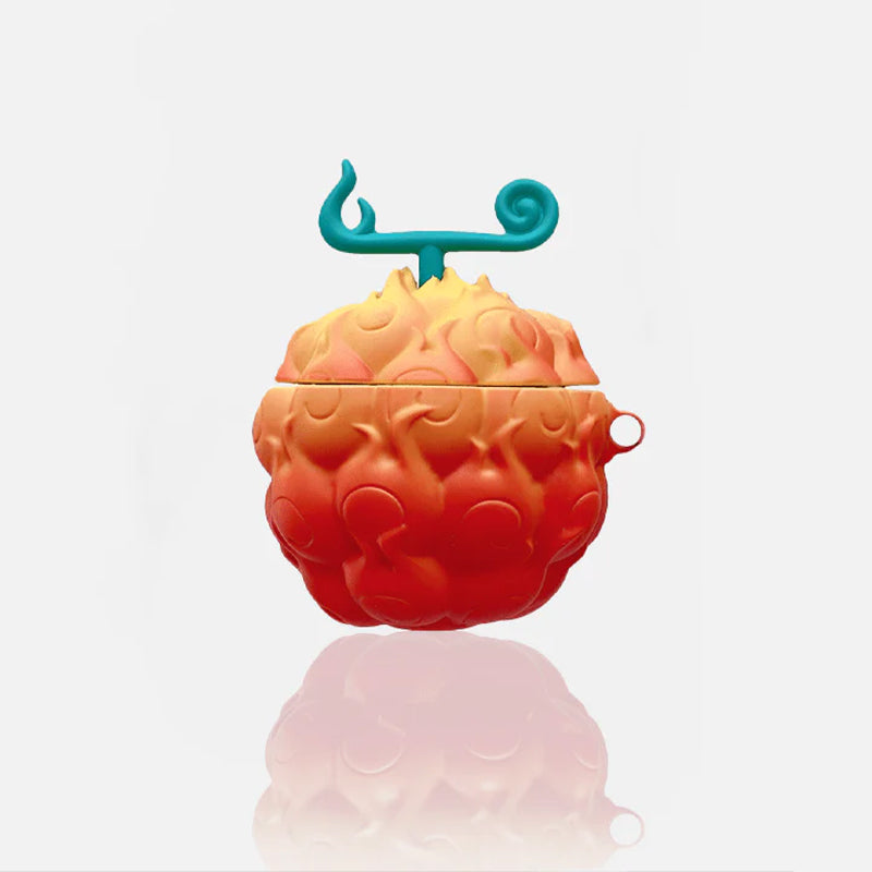 Coque Airpods One Piece Fruit du Démon Mera Mera No Mi