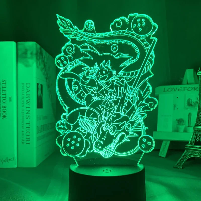 Lampe LED Dragon Ball Z - Goku & Shenron