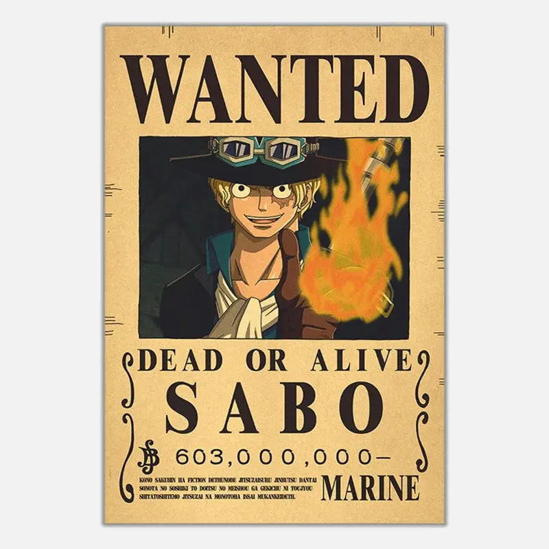 poster wanted sabo